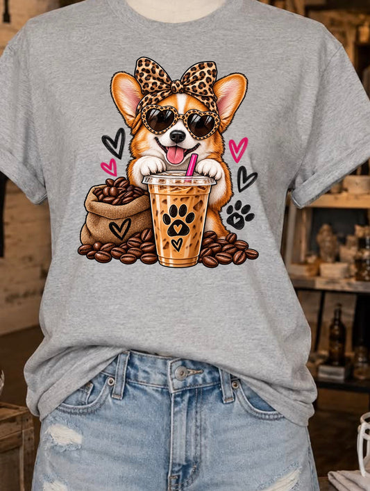 unisex top corgi