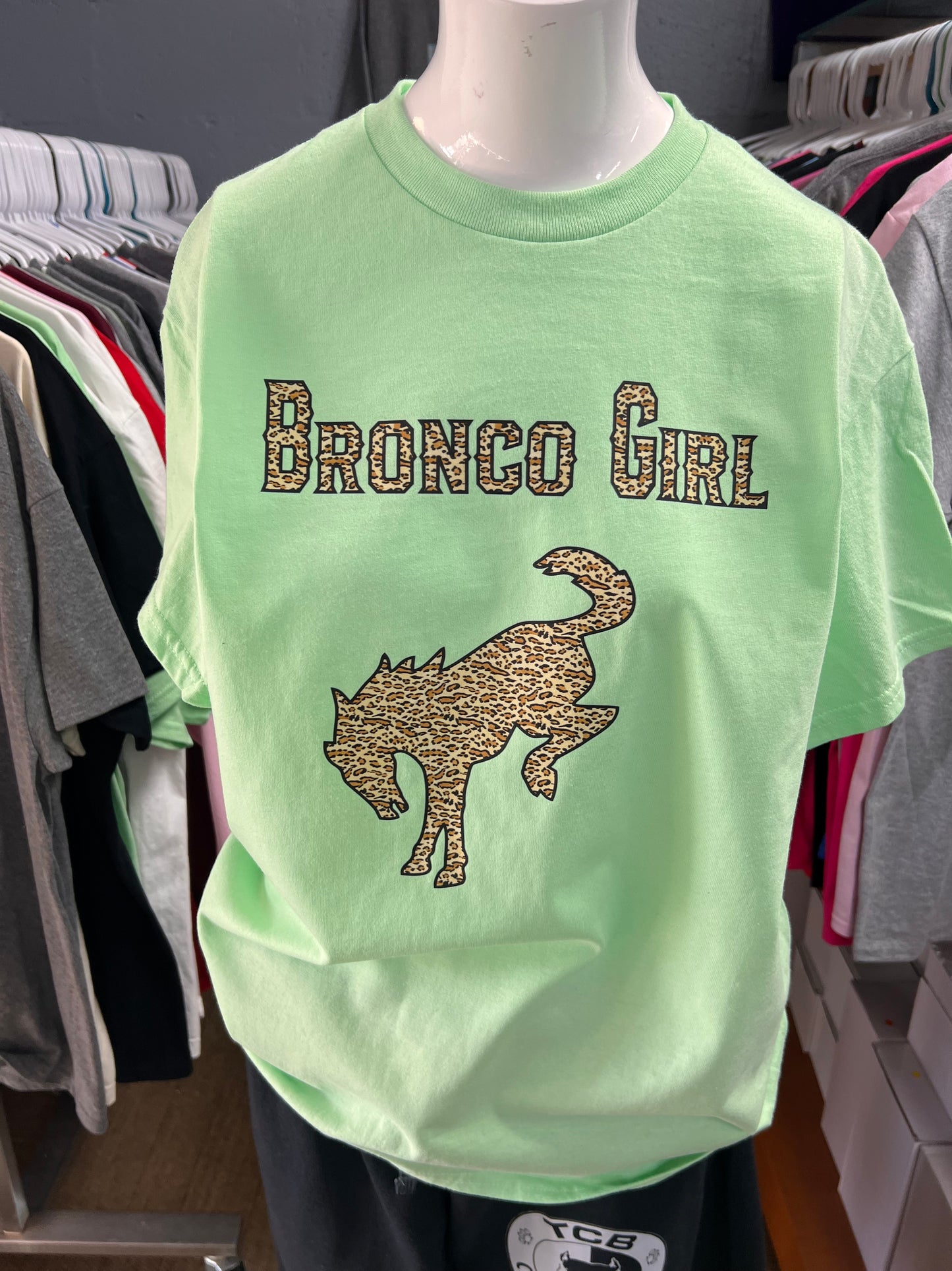 New unisex mint green shirt