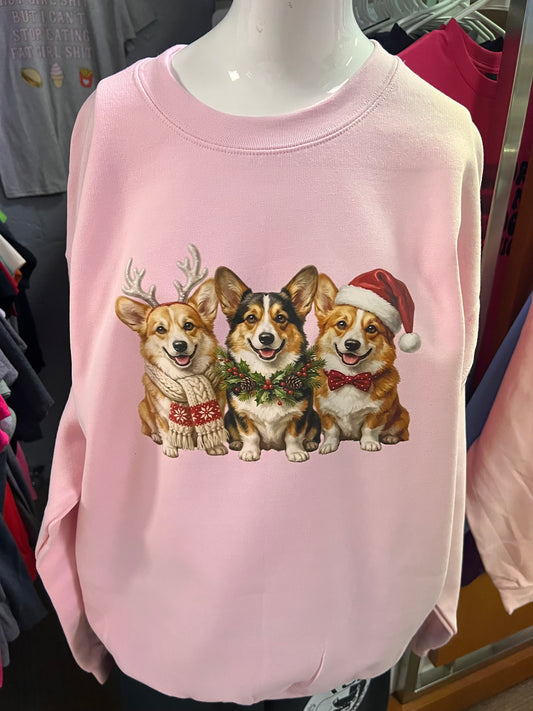 New unisex light pink corgi