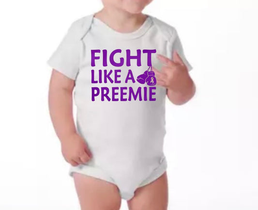 ￼ Onesie fight like a preemie ￼Walker Rose