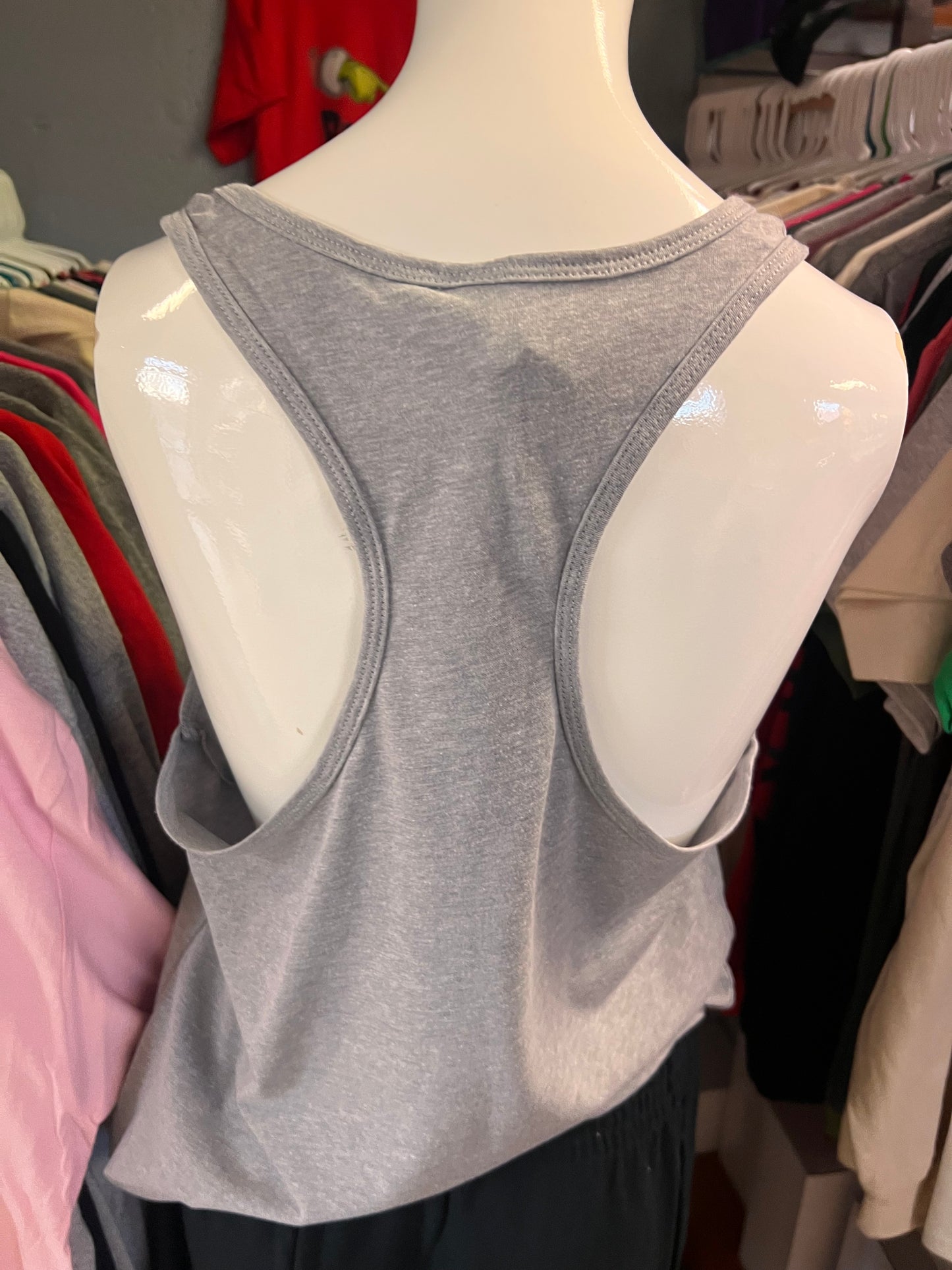 New ladies next level  Razorback tank top corgi