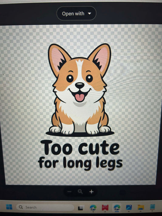 New DTF corgi
