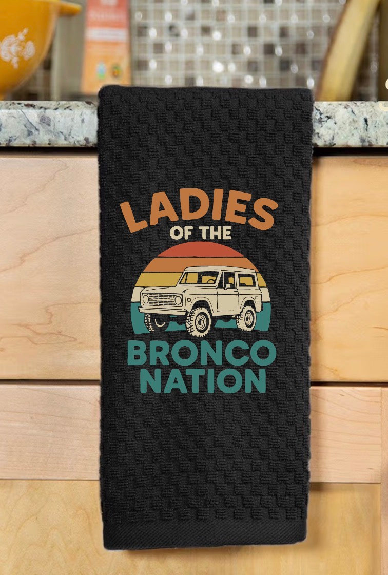 Black Decorative hand towel