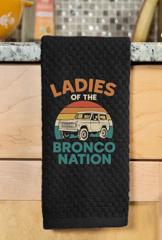 Black Decorative hand towel