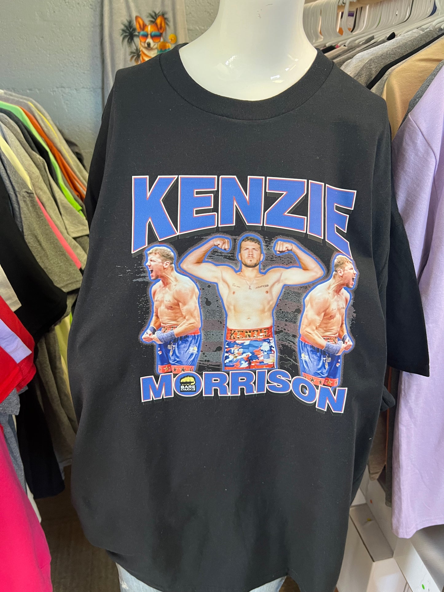 Kenzie Morrison youth crewneck sweatshirt, Gilden