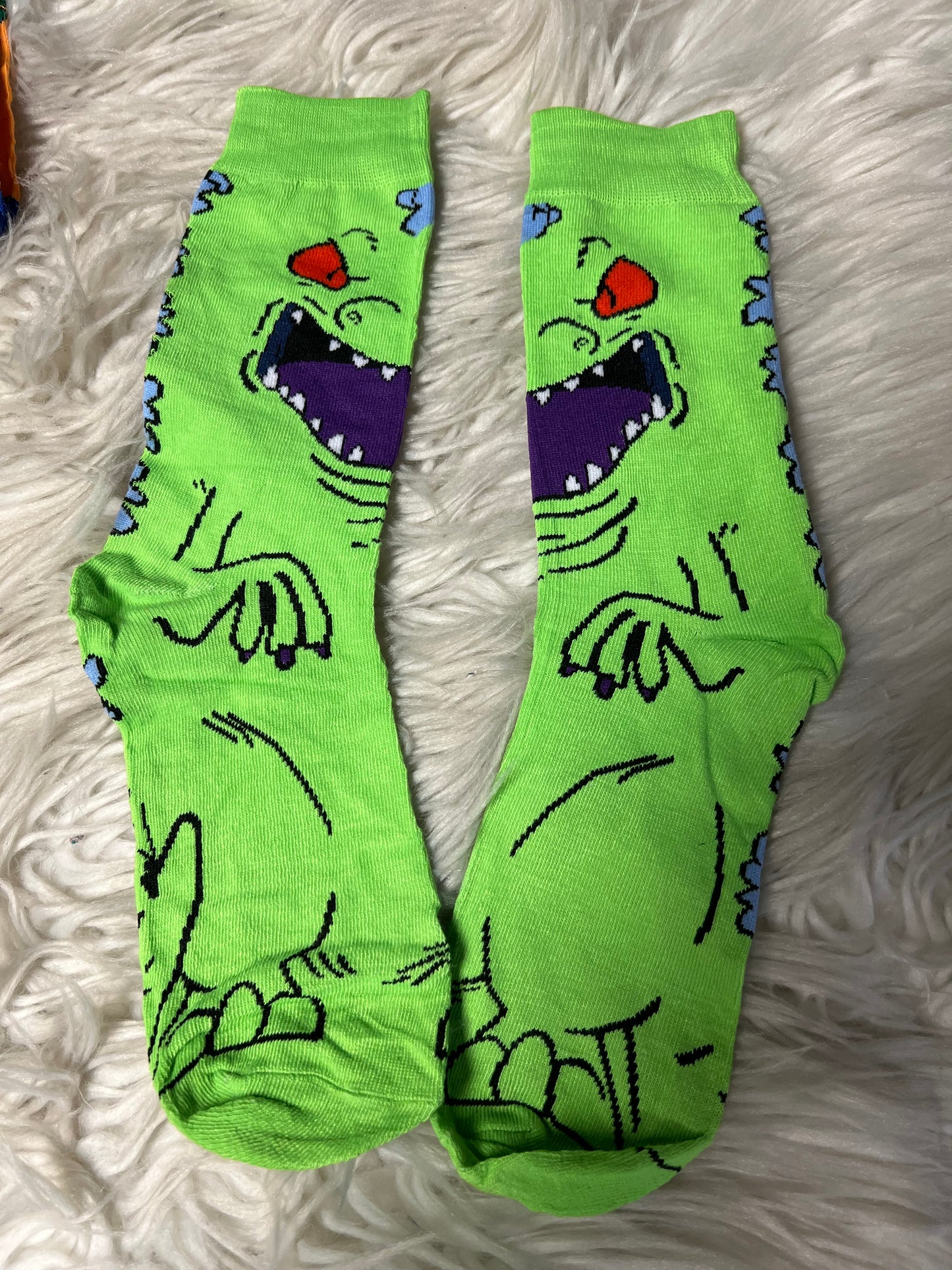 New adult one size graphic socks