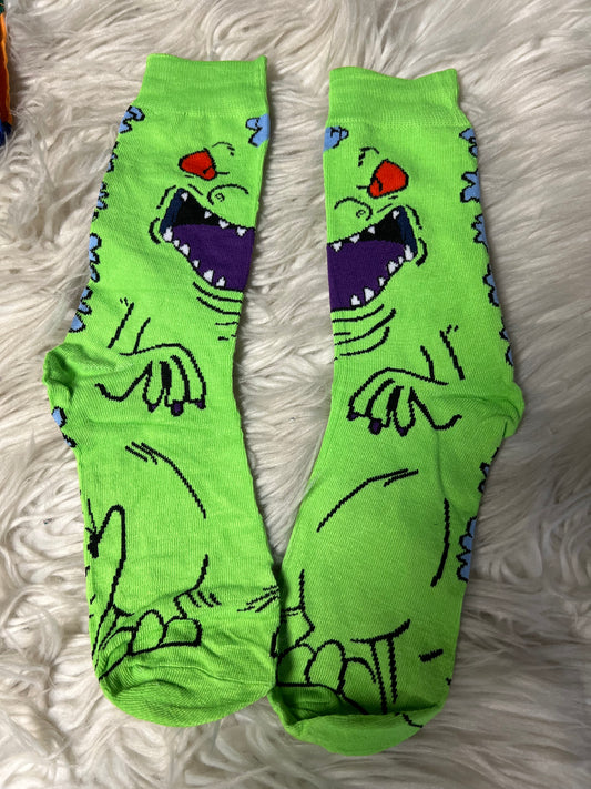 New adult one size graphic socks