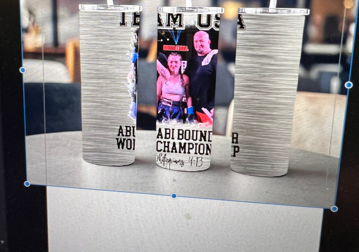 New 20 ounce stainless steel Tumblr with plastic straw