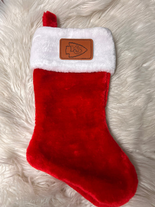 New Christmas stocking laser engraved patch