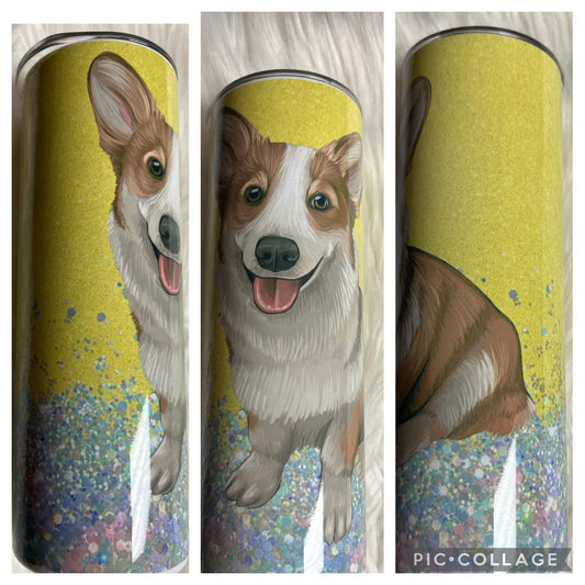 20 ounce Tumblr corgi