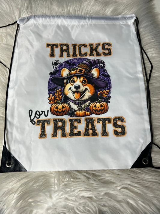 New Drawstring Backpack corgi