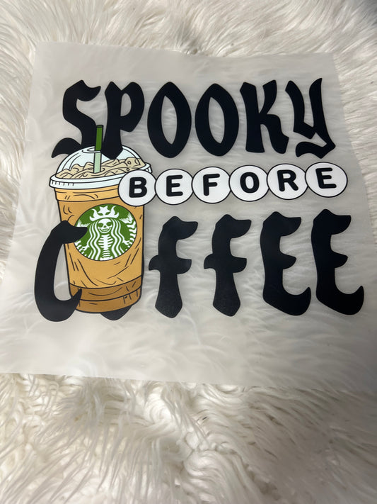 New DTF  Halloween coffee