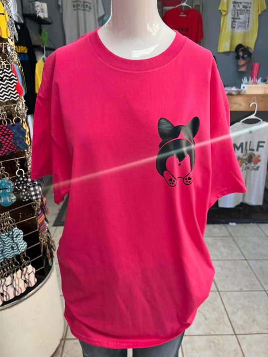 New unisex pink dog corgi