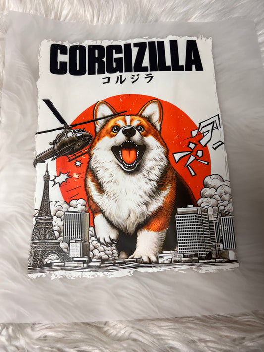 New DTF corgi