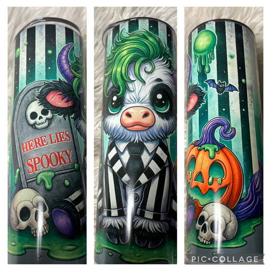 20 ounce Tumblr cow Beetlejuice