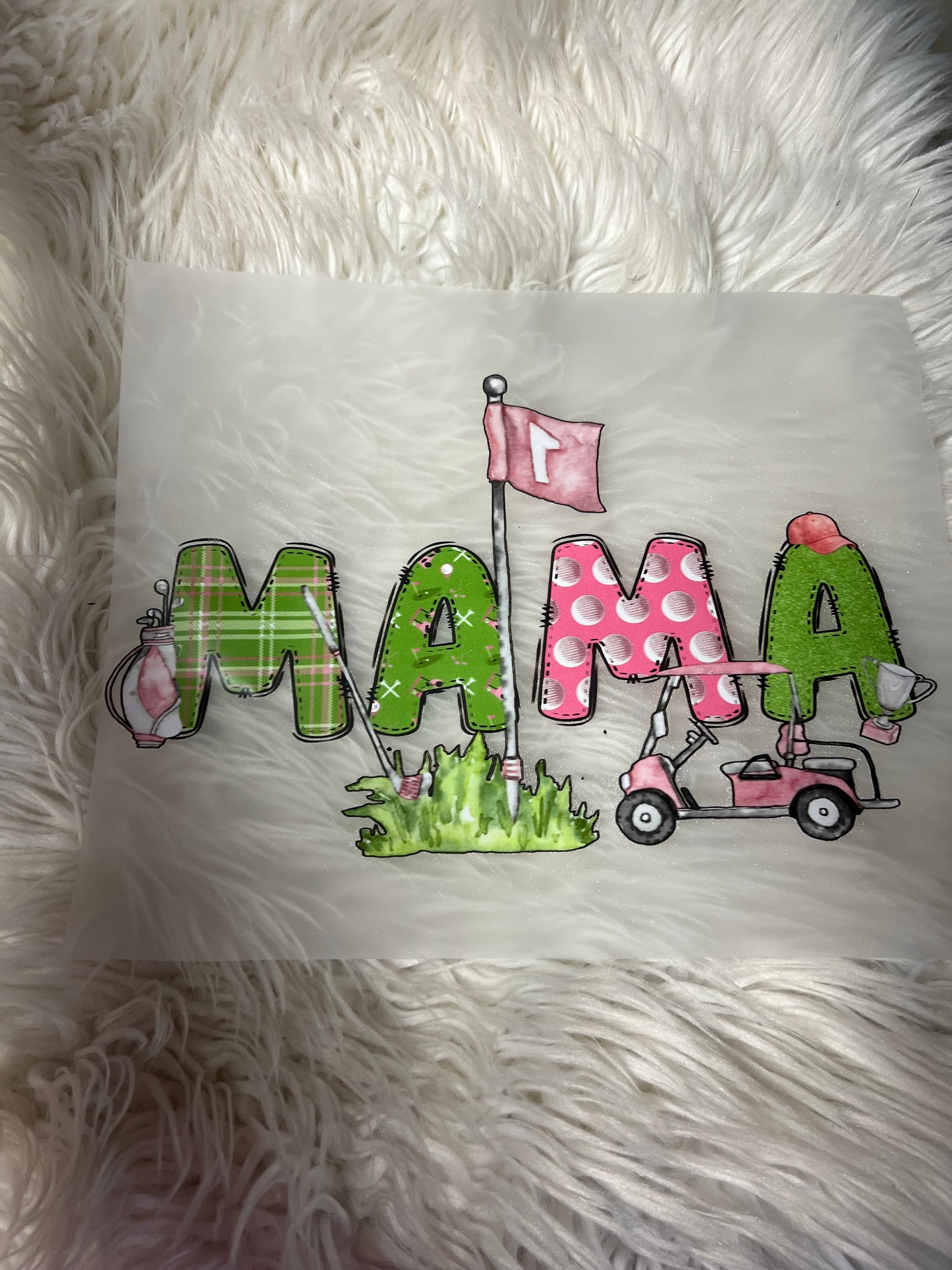 New DTF mom golf