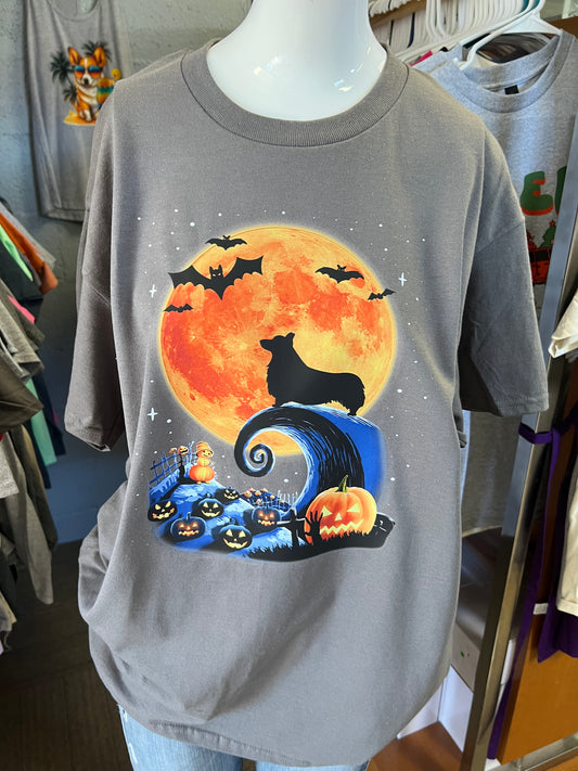Corgi New  unisex T-shirt Halloween