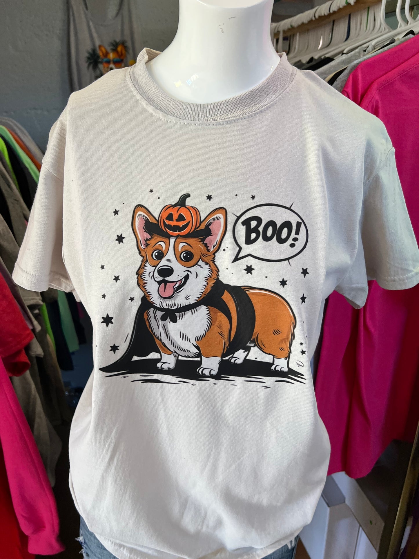Corgi New  unisex T-shirt Halloween