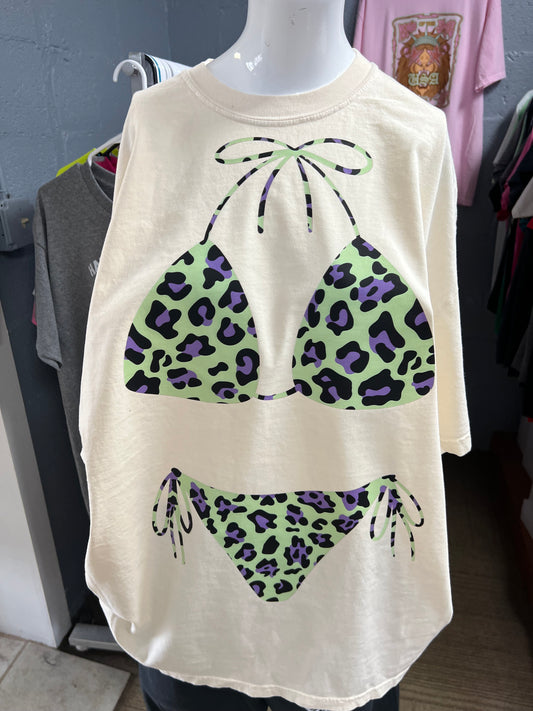 New unisex cream bikini