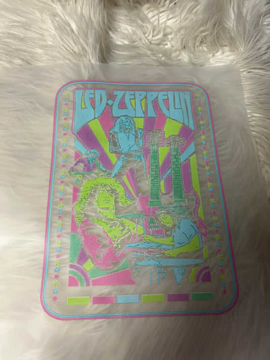 DTF rock blackout design