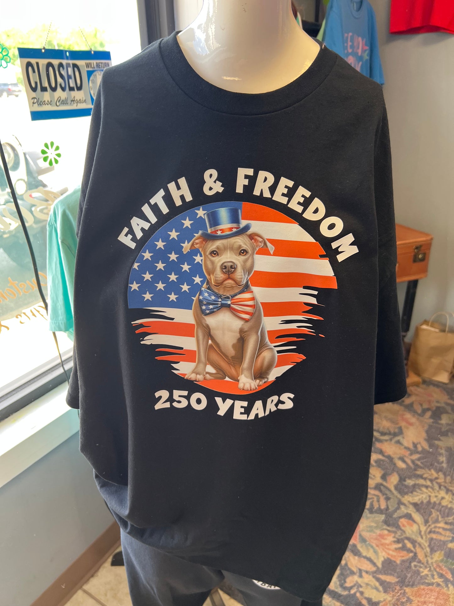 New unisex USA 250 pitbull