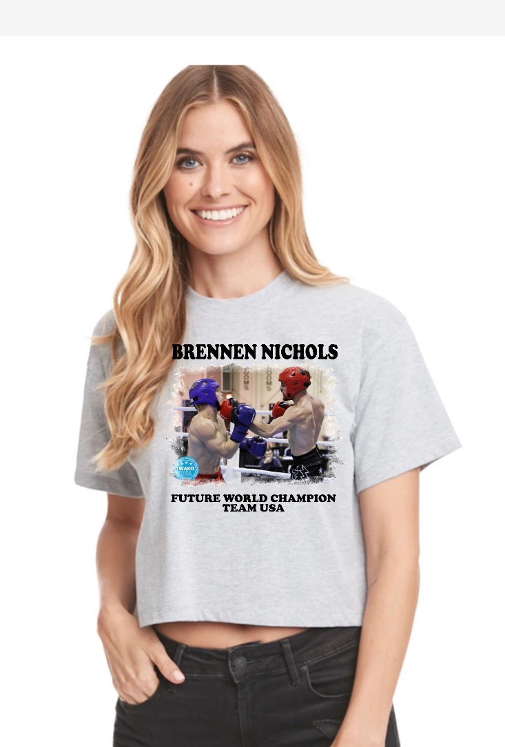 New TCB next level ladies crop top