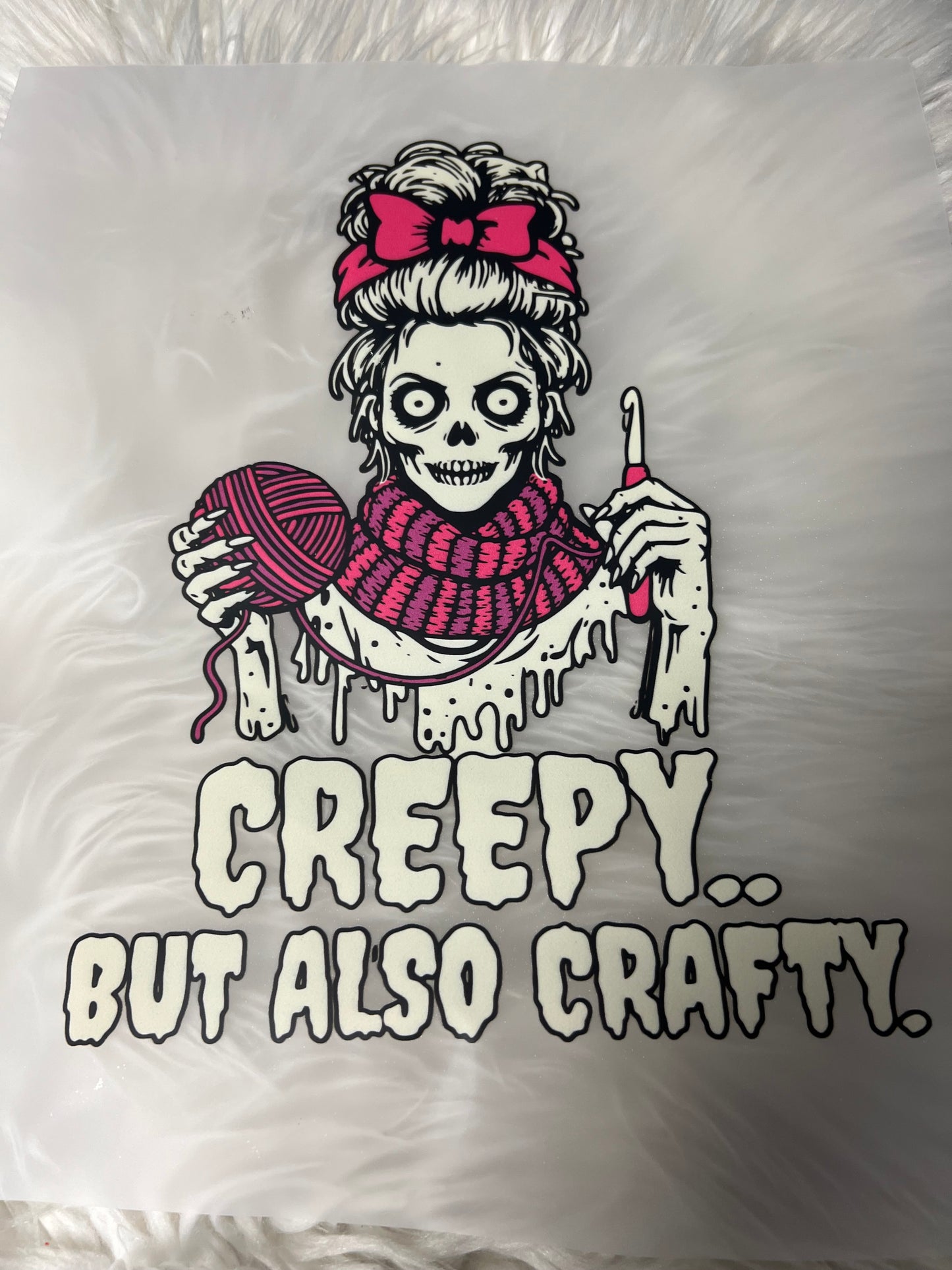 New DTF creepy, but also crafty ￼