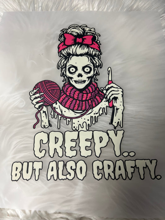 New DTF creepy, but also crafty ￼