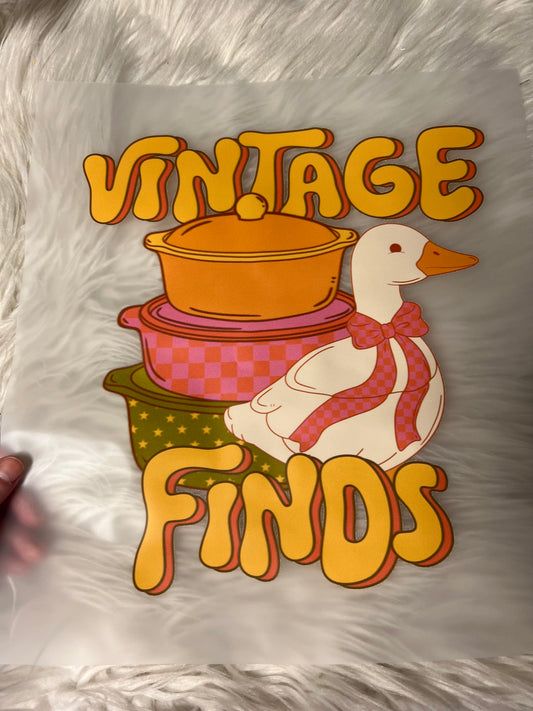 New DTF vintage finds goose ￼