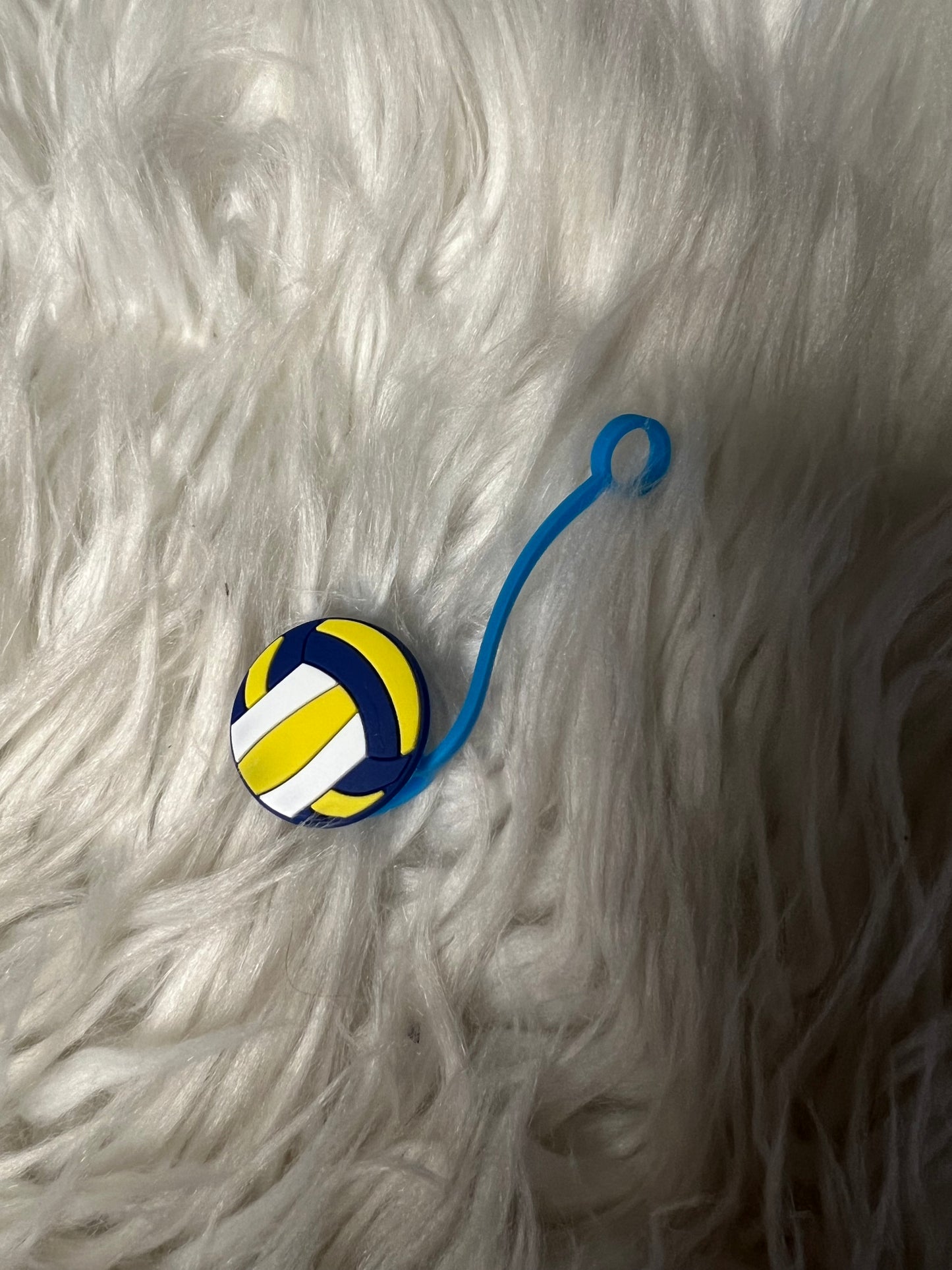 Straw topper volleyball