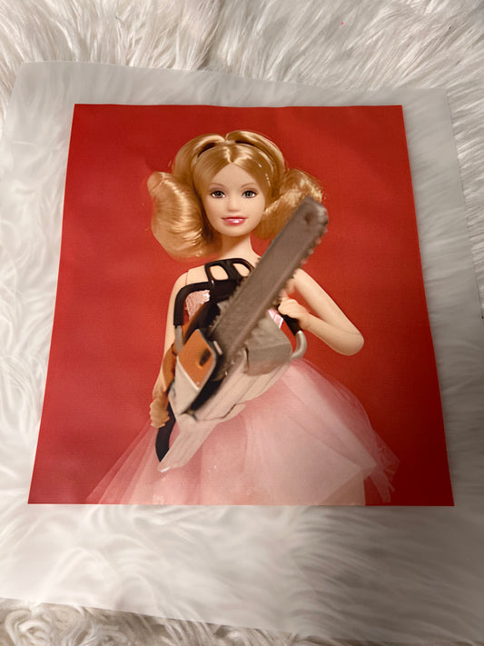 New DTF funny Barbie face
