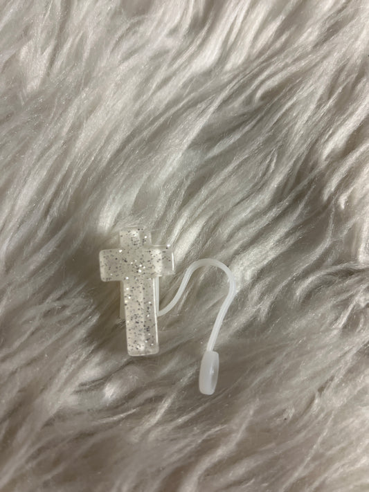 Straw topper cross