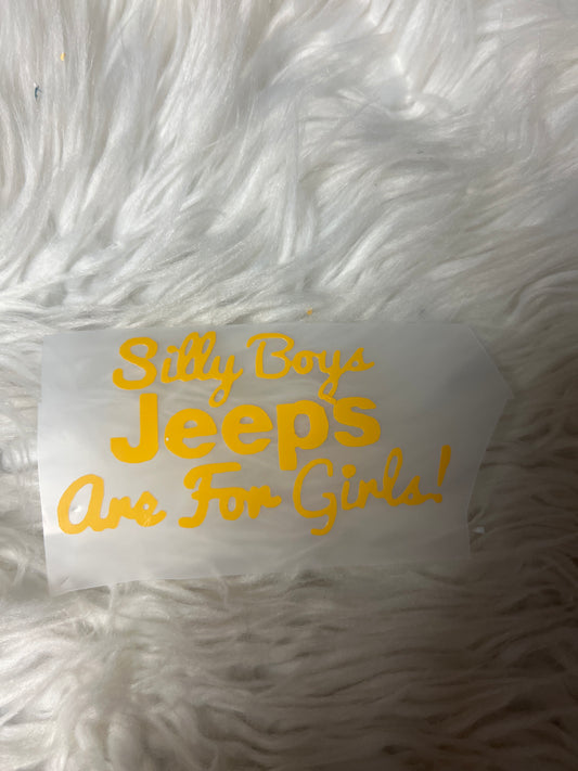 New car decal golden yellow