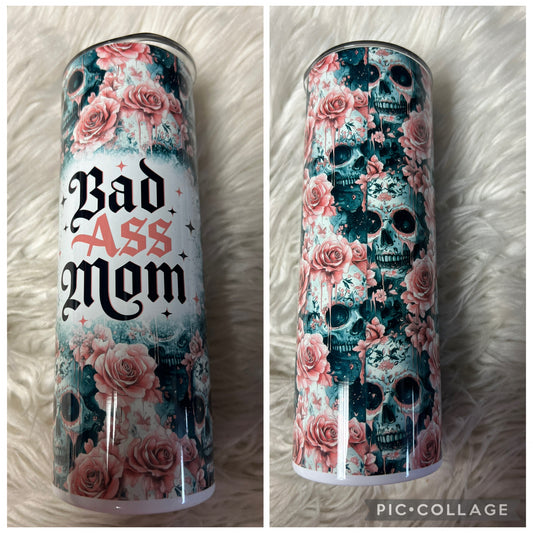 20 ounce metal Tumblr bad ass mom
