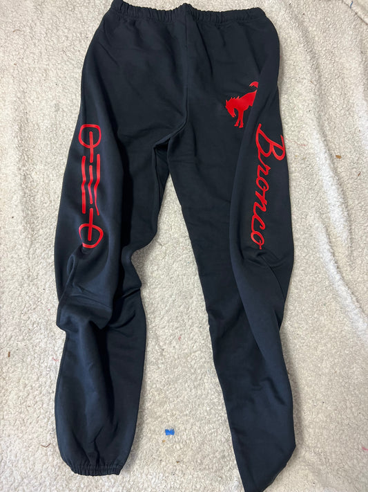 New unisex jerzees bottoms black red