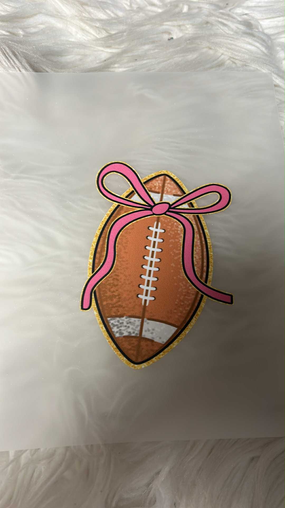 DTF  print girly preppy football