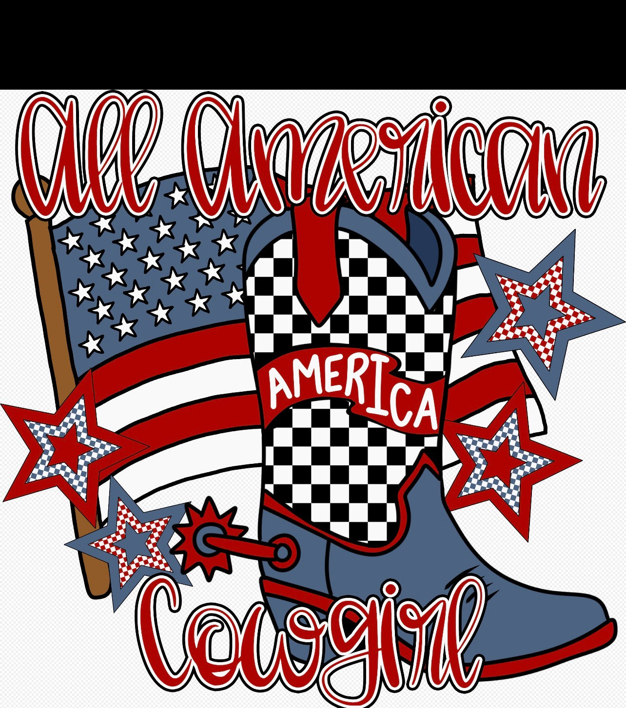 New DTF USA patriotic