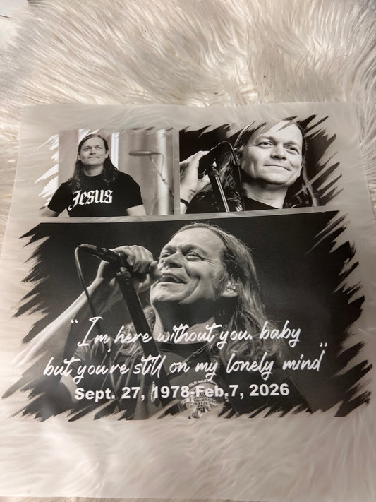 New DTF rock ‘n’ roll memory Brad September 27 1979 to February 7, 2026