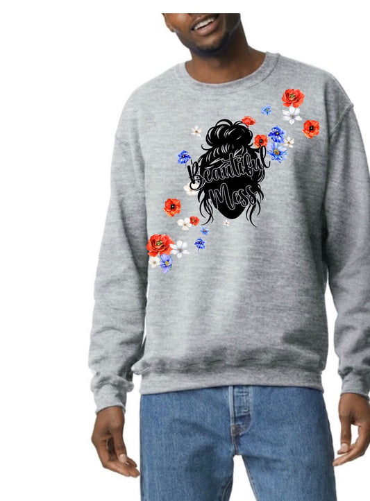 New unisex beautiful mess our logo