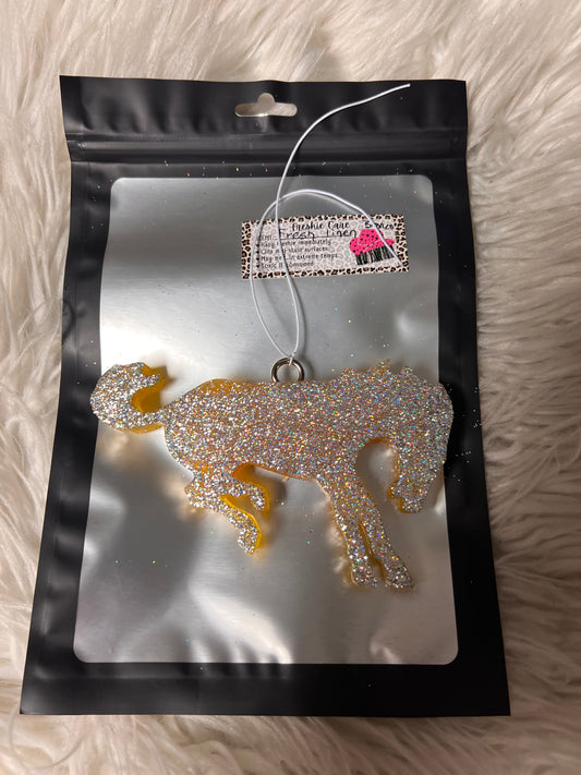 New freshie  smell fresh linen glitter, cyber orange Buckinghorse ￼