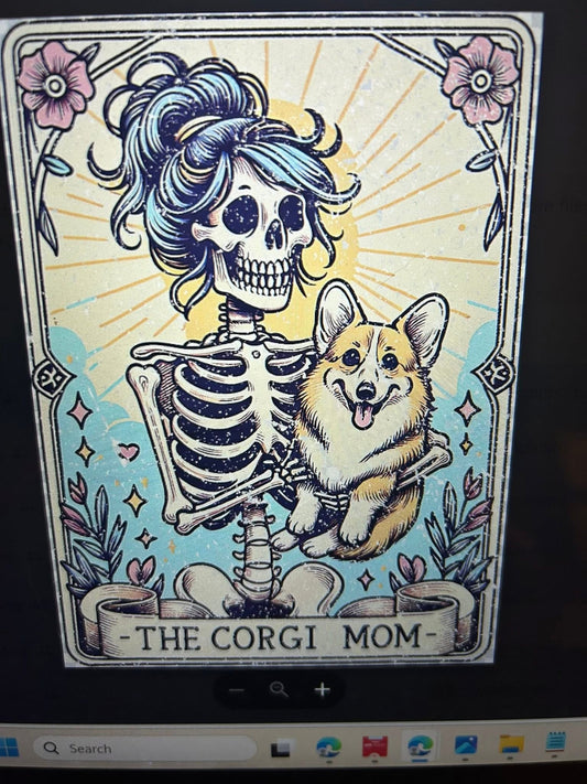 New DTF corgi
