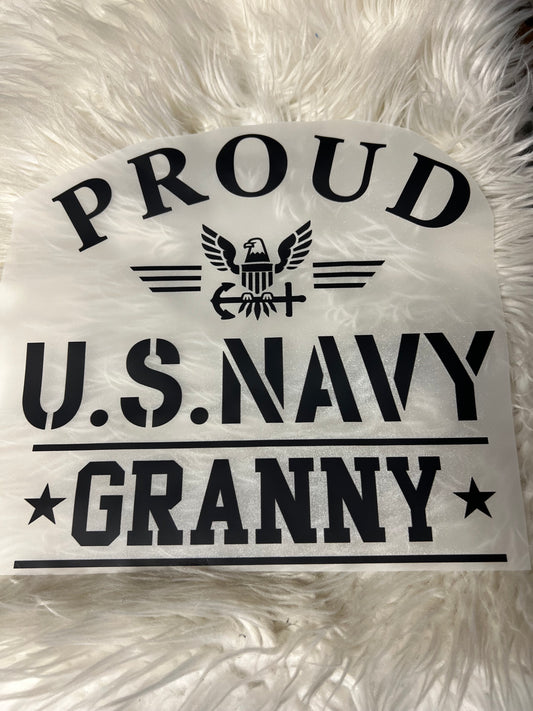 New DTF proud US Navy granny