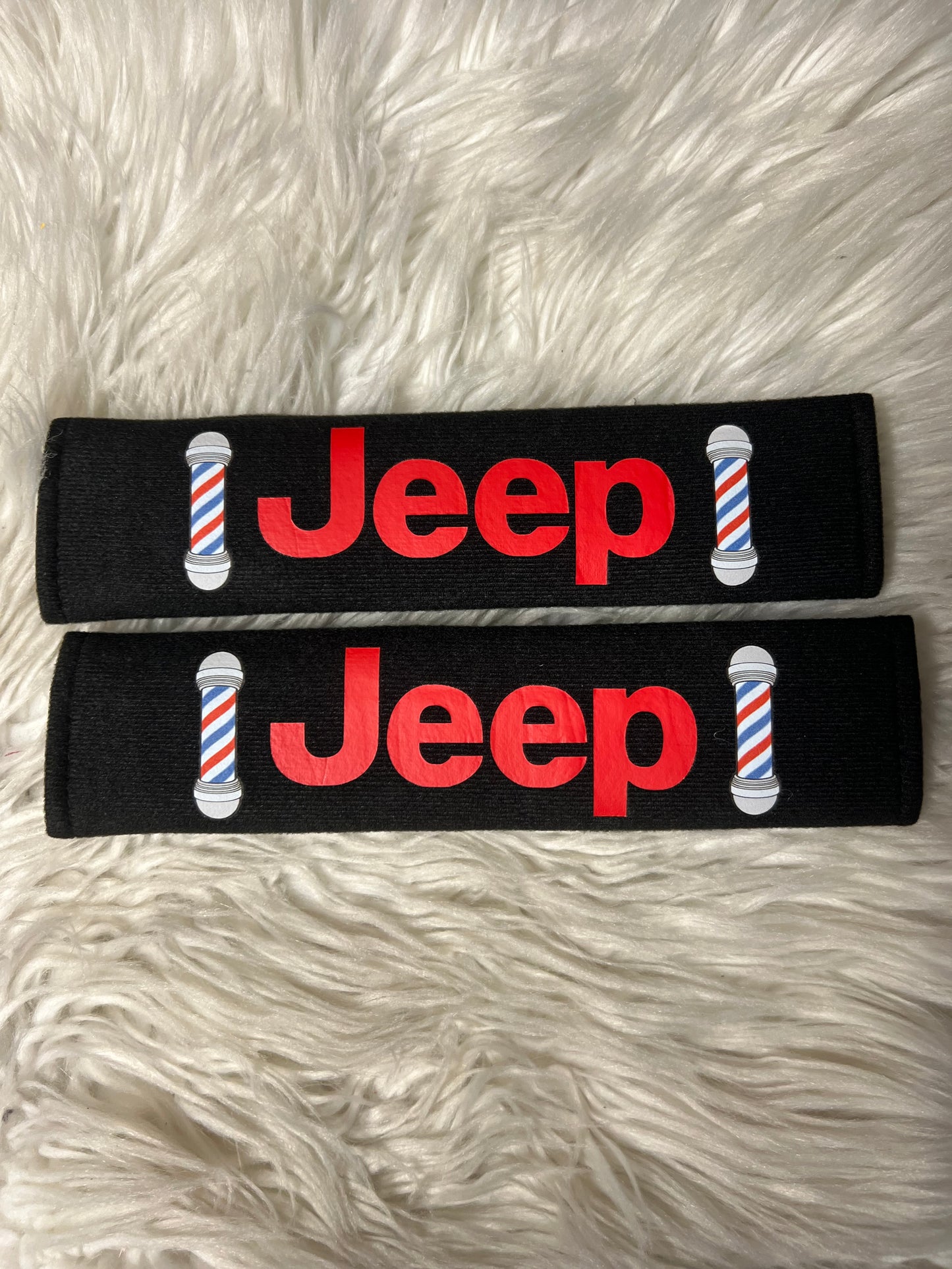New seatbelt covers barber ￼