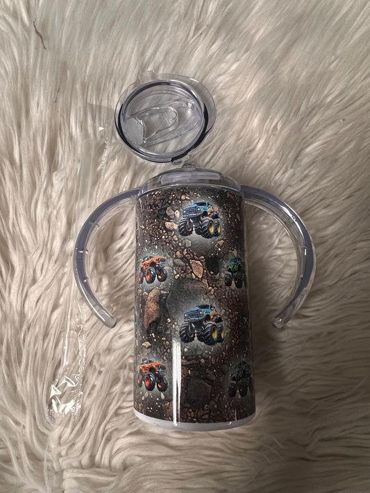 New 12 oz 2 in 1 cup trucks