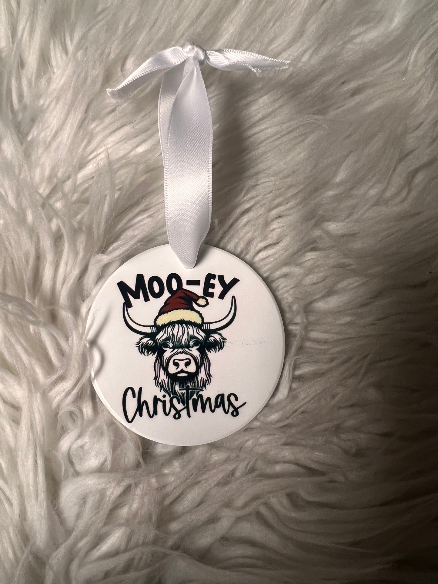 New Christmas ceramic ornament cow