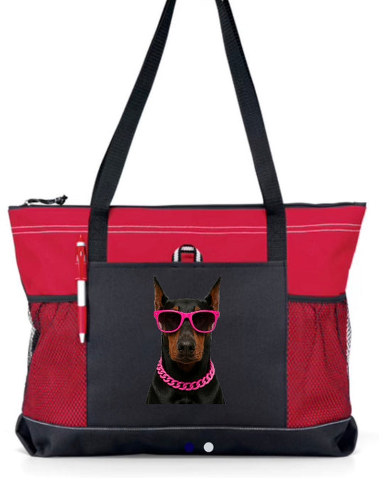 New tote bag doberman