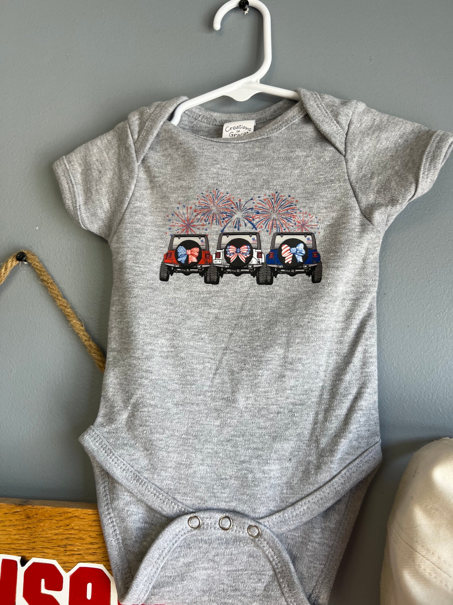 Ready to ship out onesie 3 to 6 months