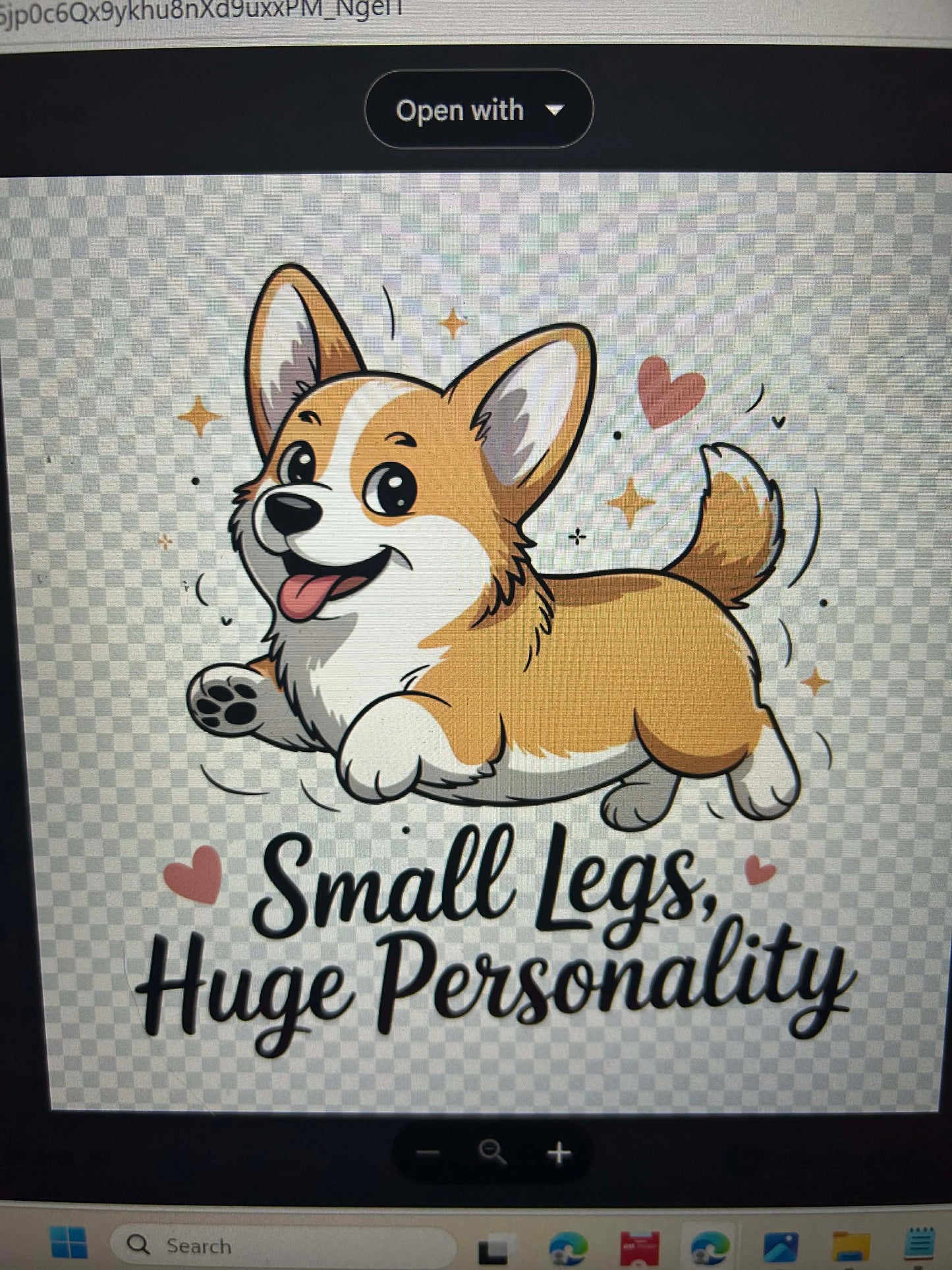 New DTF corgi