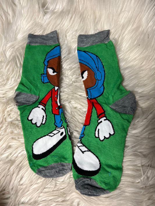 New adult one size graphic socks