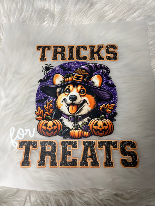 New  dtf scary corgi tricks for treats
